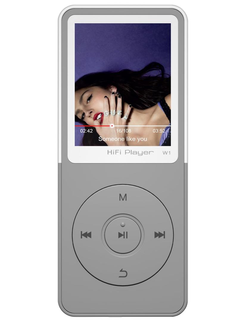 CONODO MP3 Player with Bluetooth 5.3, 1.8" Screen, Color-Block Music Player