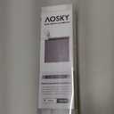 Cordless Roller Shades Blackout Blinds for Windows Room Darkening Rolled Up Shades with Spring System, UV Protection Window Shades Door Blinds for Home and Office (52" W x 72" H, White)