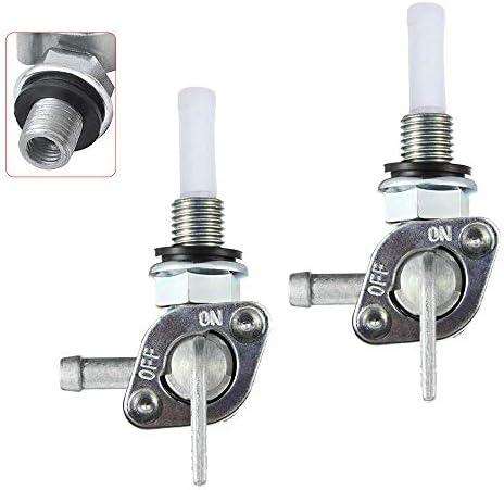 Anxingo 2 Pack Fuel Shut Off Valve Switch Fuel Pump Valve for Generator Fuel Tank 28-1783-V Threads M10 x 1.25