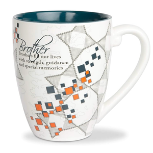 Mark My Words Brother Mug, 4-3/4-Inch, 20-Ounce Capacity