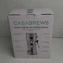 CASABREWS 5418 PRO Espresso Machine 20 Bar, Upgraded Espresso Maker with Powerful Steam Milk Frother, Stainless Steel Coffee Machine with Fast Heating System for Cappuccino, Latte, Silver