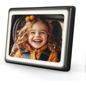 Baby Car Mirror With Light, Black, VS-BM200A Baby Car Mirror With Light, Black, VS-BM200A