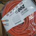 200ft Outdoor/Indoor Extension Cord 10/3 Gauge Ultra Heavy Duty 3 Prong SJTW, Waterproof, Flexible Cold-Resistant Long Power Cord,10A 125V 1250W, Orange by LifeSupplyUSA