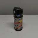 THERMOS FUNTAINER Water Bottle with Straw - 12 Ounce, Hot Rods - Kids Stainless Steel Vacuum Insulated Water Bottle with Lid