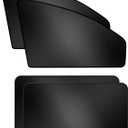 ZATOOTO Car Window Shades - 4 Pack Car Window Covers 99% UV Light Block Side Window Sun Shade Magnetic Curtains Keeps Cooler Privacy for Breastfeeding Taking a nap Camping