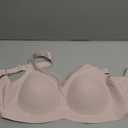 OEAK Womens Wireless Jelly Bras V Mesh Comfortable Bralette Supportive Tshirt Bra No Underwire Seamless Push Up Everyday Bras XL Pink
