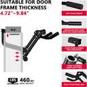ONETWOFIT 2026 Upgrade Multi-Grip Pull Up Bar for Doorway - 460 lbs Heavy Duty Chin-Up Bar for Home Gym Exercise, Door Frame Pull Up Bar for Almost All Doors