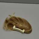 SOFEIYAN Claw Clip Short Ponytail Extension DIY Bendable Wires Hair Bun Fluffy Fake Hair Piece Straight Synthetic Hair Ponytail Extensions for Wonen - Light Blonde with Platinum Tips