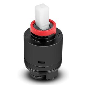 N40HKC Shower Cartridge Replacement,Fit for SR SUN RISE Shower Cartridge,Black 40mm Shower Faucet Cartridge,for Tub/Shower Faucet, Shower Mixer Valve, Ceramic Shower Single Lever