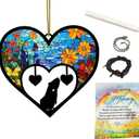 2 x Guinea Pig Memorial Suncatcher, Personalized Pet Memorial Ornament with Name Date, Pet Passing Away Gift, Sympathy Gift for Loss of Guinea Pig, Bereavement Gifts for Loss of Pet