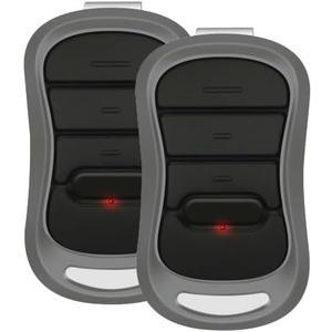 2-Pack Replacement for Genie Garage Door Opener Remote, G3T-R G3T-A G3T-BX, Auto-Seek Easy to Pair, Rolling Code & FCC Certified, 3-Year Warranty