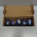 Anditoy 5 Pack Slime Eggs Stress Relief Toys Easter Eggs for Kids Boys Girls Easter Basket Stuffers Gifts Party Favors (Blue+Purple+Gold)