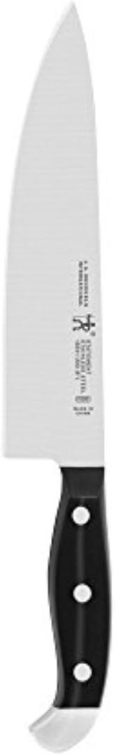 HENCKELS Statement Razor-Sharp 8-inch Chef Knife, German Engineered Informed by 100+ Years of Mastery, Black/Stainless Steel