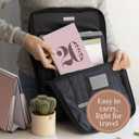 6 x Rileys 2025 Weekly Planner - Typographic Annual & Monthly Agenda Planner, Flexible Cover, Notes Pages, Twin-Wire Binding (8 x 6 inch, Pink)