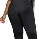PINSV Women 2 Piece Outfits Short Sleeve Top and Flare Pants Lounge Sets Tracksuit (Large, Black)