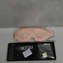 MZOO Luxury Sleep Eye Mask for Side Sleeper Men Women, Zero Eye Pressure 3D Sleeping Mask, Light Blocking Patented Design Night Blindfold, Soft Eye Shade Cover for Travel, Pink