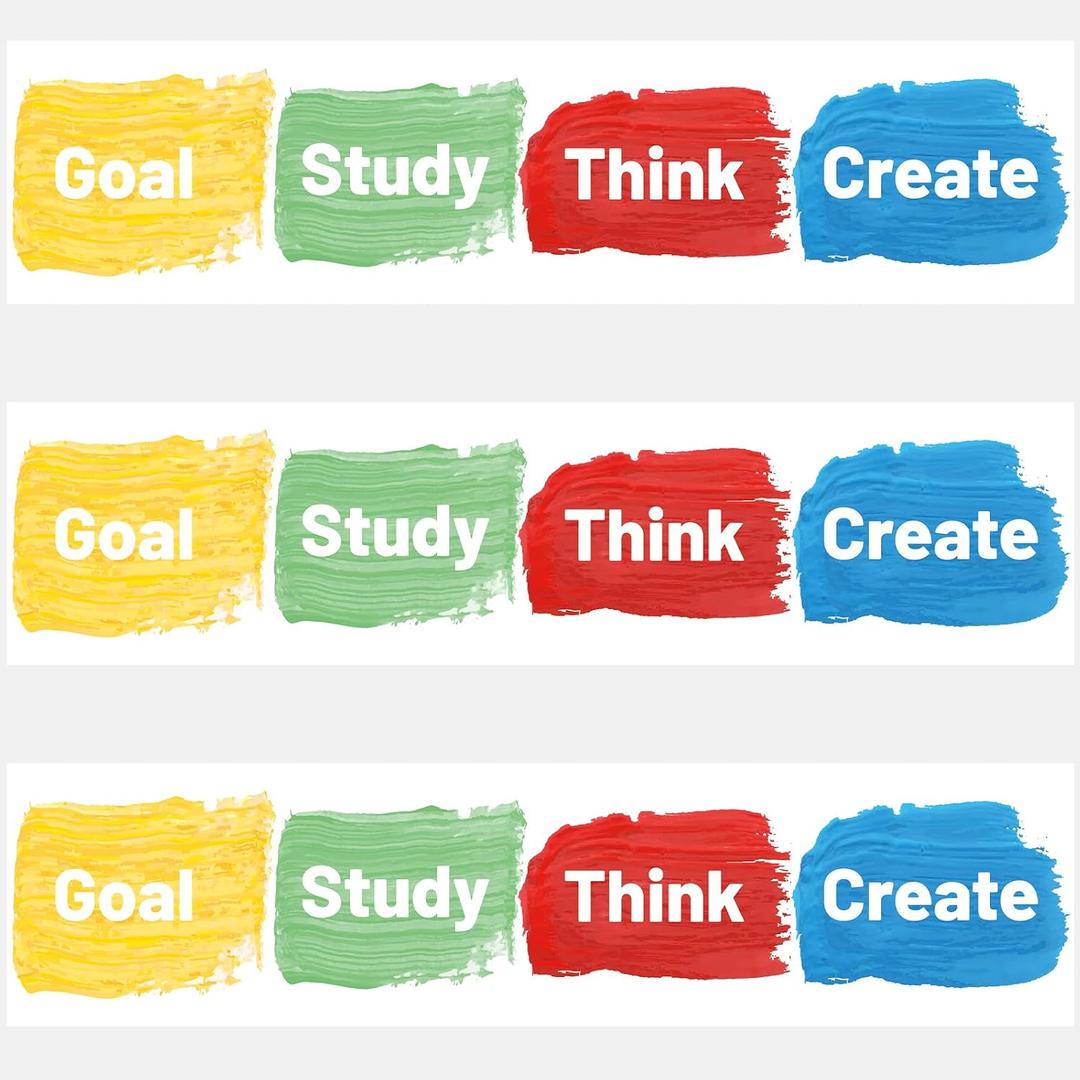 72 Feet Motivational Back to School Bulletin Borders Positive Affirmation Border for Classroom Back to School Bulletin Board Decoration
