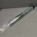 LeZakaa Christmas Dachshund Wrapping Paper Mini Roll, Dachshund Dressed in Festive Customes, White Snow-dot Xmas Green Design, Holiday Party Gift Wrap for Kids Boys Girls, 17 inches x 32.8 Feet