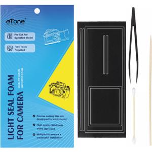 eTone Pre-Cut Custom Light Seal Foam Replace Sponge 3 Kits for Pentax 67 Film Camera