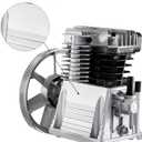 VEVOR Air Compressor Pump, 3HP 11 CFM, Industrial Compressor Head Pump Motor, 1300RPM High-Spped Single Stage Twin Cylinder Aluminum Air Compressor Head Piston Style Splash Lubrication Pump