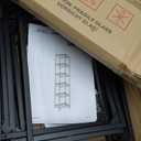 SONGMICS 6-Tier Storage Rack, Bathroom Shelf, Extendable Plant Stand with Adjustable Shelf, for Bathroom, Living Room, Balcony, Kitchen, Classic Black UBSC036B01