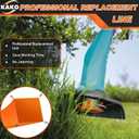 KAKO 155 Trimmer Line, 155 Weed Eater String, 155 Weed Trimmer Line, Square String Trimmer Line .155 Inch-285 Ft-3 Lb, Commercial Nylon Trimmer Line .155 Fits Most String Trimmers(Square)