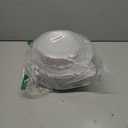 Rubtlamp 100Pcs Clear Gold Plastic Plates, Disposable Plates With Gold Rim, Heavy-duty Party Platos, Hammered Plastic Plates Include 50 Clear Dessert Platos, 50 Dinner Platos for Thanksgiving