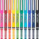 PILOT Precise V5 Stick Liquid Ink Rolling Ball Stick Pens, Extra Fine Point (0.5mm) Assorted Ink Colors, 10-Pack (12562)