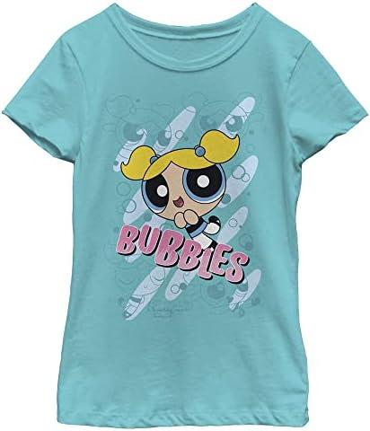 The Powerpuff Girls Girls Bubbles Moves T-Shirt. Size 7,8