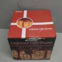 ATDAWN Set of 3 Lighted Gift Boxes Christmas Decorations, Clear Acrylic Present Boxes, Christmas Home Gift Box Decorations