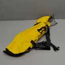 Dog Raincoat: Dog Rain Jacket with Reflective Harness & Removable Hood | Waterproof Dogs Rain Coat Poncho for Large Medium Small Dogs Puppies (Yellow - S)