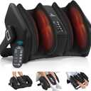 Foot Massager with Heat, FSA Eligible HSA Shiatsu Foot Calf Massager with Remote, Multi-Level Compression Deep Kneading Feet Massage Machine for Neuropathy, Plantar Fasciitis, Circulation