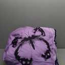 ARTALL Bed in A Bag Full/ Queen Size 7 Pieces, Purple Big Butterfly Bedding Comforter Set All Season Bed Set with Comforter, Pillow Shams, Flat Sheet, Fitted Sheet, Pillowcases