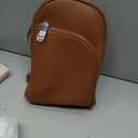 INICAT RFID Blocking Sling Bag, Anti Theft Crossbody Bag for Women, Travel Fanny Pack Style Purse, Vegan Leather