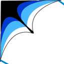 Mint's Colorful Life Delta Kite for Kids & Adults, Extremely Easy to Fly Kite for Beach Trip, Best Kites for Beginners, 300ft String Handle Included, 60"