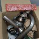 Catalytic Converter Front & Rear Set Compatible with 2001 2002 2003 2004 2005 Honda Civic DX LX GX HX 1.7L, Direct-Fit Exhaust Manifold W/Gasket Kit Catalytic Convertor Replacement