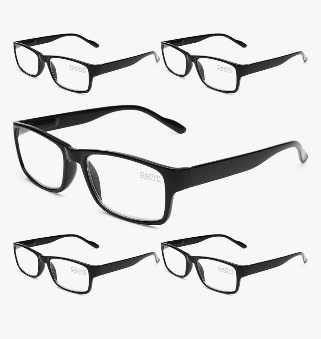 Gaoye Professional Reading Glasses for All Day - Computer Readers with Blue Light Protection - Value Pack(1.75)