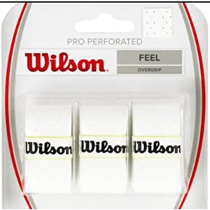 WILSON Sporting Goods Perforated Pro Overgrip (12-Pack), White (WRZ4006WH)