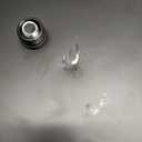 3 Lights Floor Lamp, Industrial Tree Lamp for Living Room Bedroom, Black Modern Dimmable Farmhouse Standing Lamp, Tall Pole with Clear Glass Shade