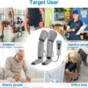 Leg Massager for Circulation - Foot and Calf Massager, Air Compression Leg Wraps Massage Boots Machine for Home Use Leg Massage - scd Machine for Calf, Thigh and Foot Massager, FSA or HSA Eligible