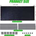 Garden Shade Cloth Kit for Raised Beds, 78.7"x39.4" Garden Shade Cloth for Plant Heat Protection, 85% Plant Sun Shade Cloth with Poles Raised Garden Bed Sunshade Cover for Outdoor Plants Vegetables