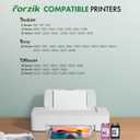 Forzik Remanufactured 63XL Ink Cartridge Replacement for HP OfficeJet 3830 4650 4652 5255 Envy 4520 5540 DeskJet 1110 2130, Black, Tri-Color, 2-Pack
