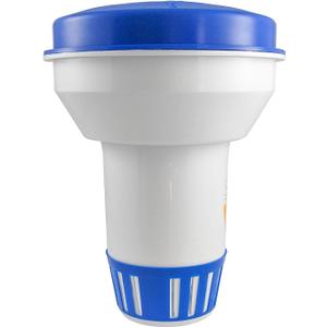 FibroPool Supersize Floating Pool Chlorine Dispenser - Extra Large 12" Design Holds Up to 3 lbs of Tablets - 12 Inches Long - Adjustable Release