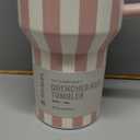 STANLEY QUENCHER TUMBLER H20 PINK ABD WHITE STRIPED, THE FLOWSTATE QUARTZ SWIRL 40oz All day hydration