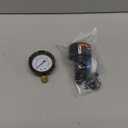 98209800 High Flow Manual Relief Valve, Air Relief Manual Valve Assembly with Pressure Gauge, Replacement for Pool and Spa Filter