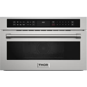 Thor Kitchen 30 Inch Built-In Air Fry Microwave Oven with Drop-Down Door
