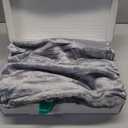 Krifey Faux Fur Throw Blanket, Super Soft Cozy Blanket, Luxury Fluffy Blanket Warm Plush Bed Throw Gray 50" x 60"
