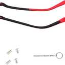 Child Eyeglass Arms 1 Pair Glasses Replacement Temple Silicone Frame Legs Screw and Screwdriver