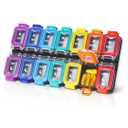 Niorasen Ankle Socks for Men, 6 Pairs Bamboo Rayon Breathable Sports Low Cut Thin, Multicolor Size 6-8 9-11 12-14