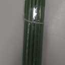 Garmeinea Garden Stakes 24 Inches Plastic Coated Steel Plant Stakes for Growing Climbing Plants, Pack of 25